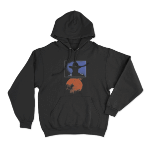 Red Dot Unisex Hoodie Black
