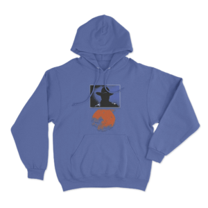 Red Dot Unisex Hoodie Blue