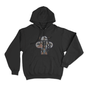 Scaring the Hoes Album Cover Unisex Hoodie Black