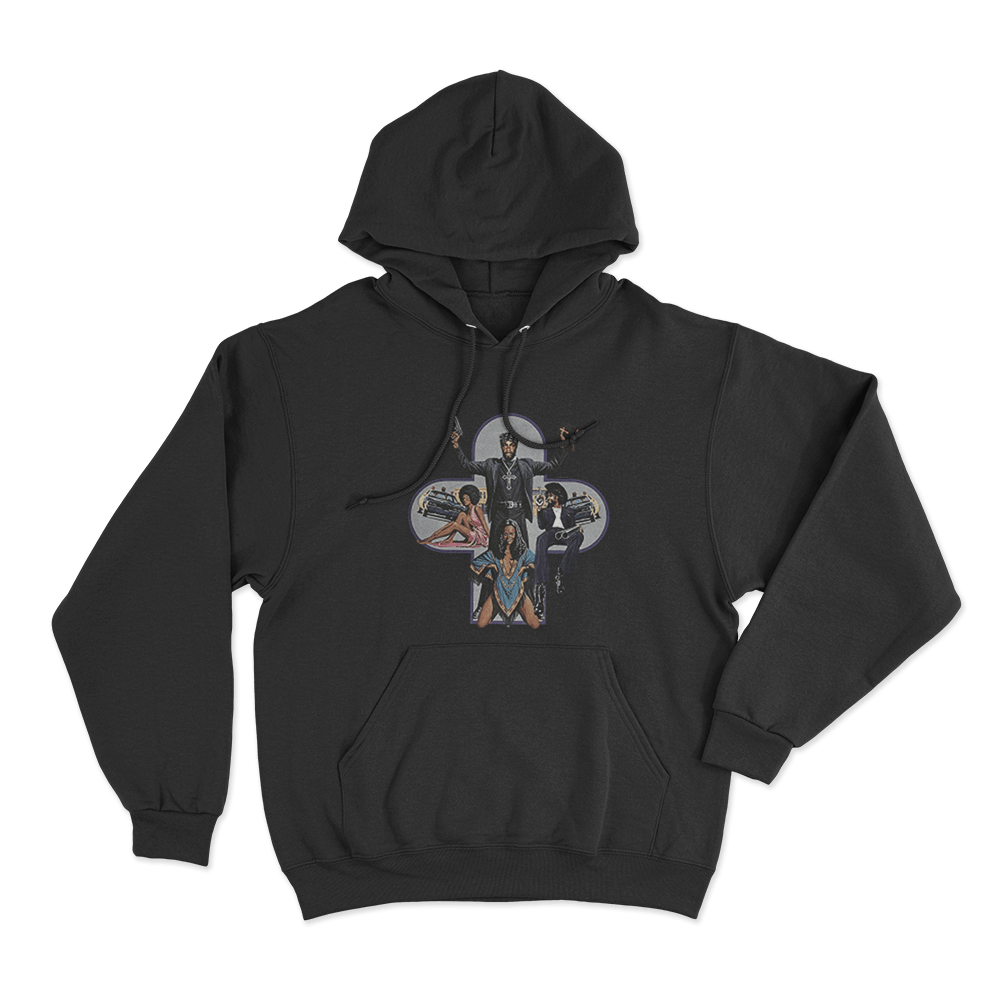 Scaring the Hoes Album Cover Unisex Hoodie Black Scaring the Hoes Album Cover Unisex Hoodie Black