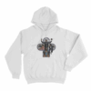 Scaring the Hoes Album Cover Unisex Hoodie White