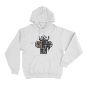 Scaring the Hoes Album Cover Unisex Hoodie White