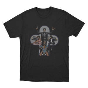 Scaring the Hoes Album Cover Unisex T Shirt Black