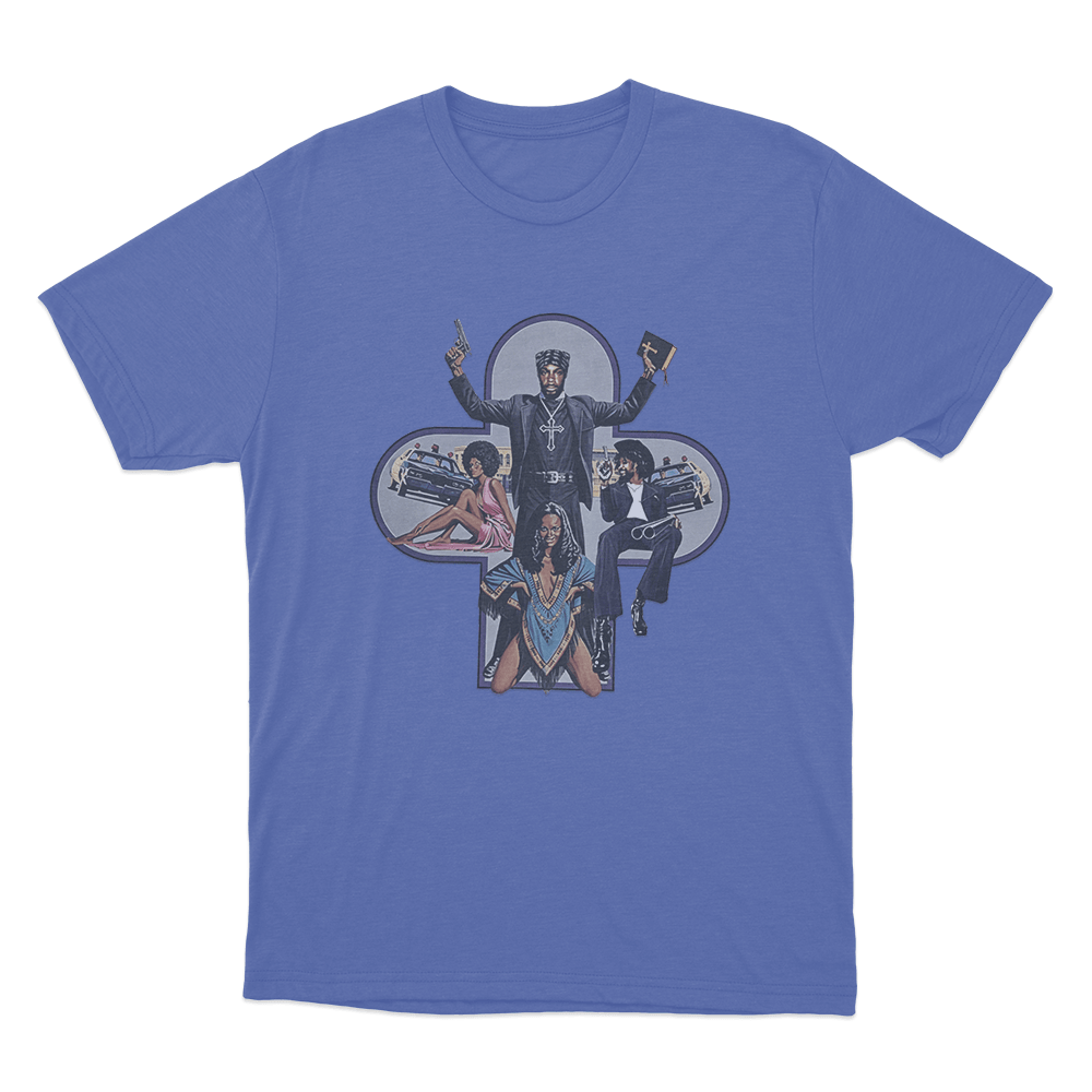 Scaring the Hoes Album Cover Unisex T Shirt Blue Scaring the Hoes Album Cover Unisex T Shirt Blue