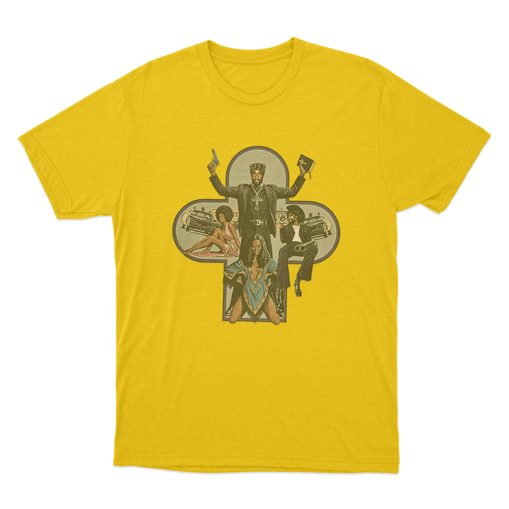 Scaring the Hoes Album Cover Unisex T Shirt Yellow Scaring the Hoes Album Cover Unisex T Shirt Yellow